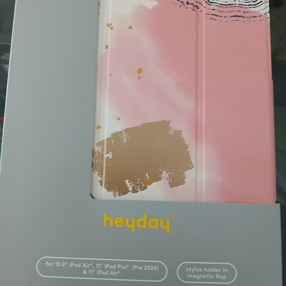 Heyday Pink and Gold iPad Case